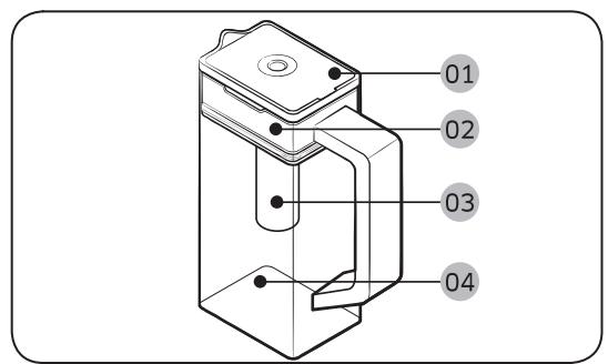 SAMSUNG RF24BB620ES9 - Pichet d'eau (Pichet à replissage automatique) (modèles applicables uniquement) - 1