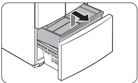 SAMSUNG RF24BB620ES9 - Retrait du tiroir du concélateur - 1