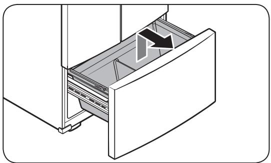 SAMSUNG RF24BB620ES9 - Retrait du tiroir du concélateur - 2