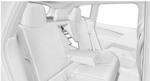 BMW iX (2025) - Ouvrir le système de transport d'objets longs - 1