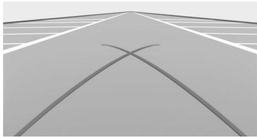 BMW iX (2025) - Lignes des cercles de braquage - 1