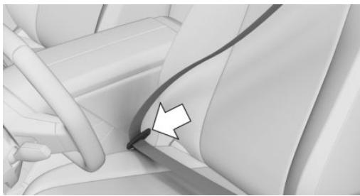 BMW iX (2025) - Bouclage de la ceinture de sécurité - 1
