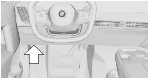 BMW iX (2025) - Déverrouillage du capot - 1