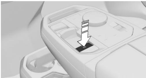 BMW iX (2025) - Réglage du levier sélecteur en position R, N, D, B - 2