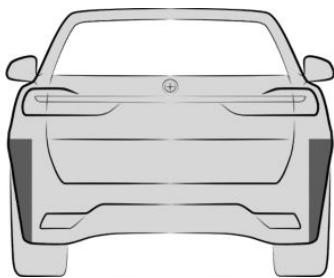 BMW iX (2025) - Capteurs radars latéraux, arrière - 1
