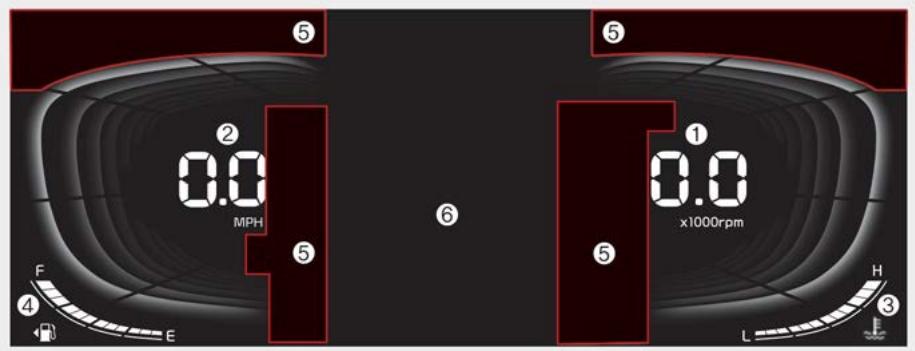 KIA Soul SK3-3 Phase 2 (2023) - Combé d'instruments - 1