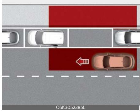 KIA Soul SK3-3 Phase 2 (2023) - Avertissement de sortie sécuritaire (SEW) (selon l'équipment) - 1