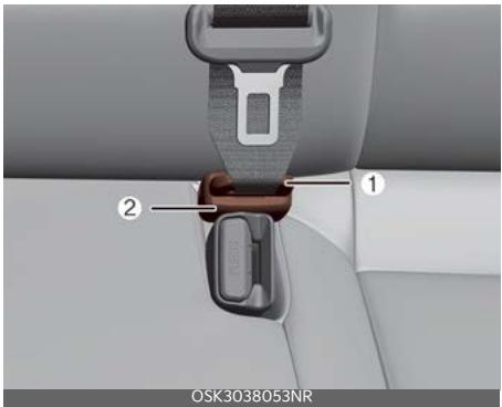 KIA Soul SK3-3 Phase 2 (2023) - Rangement de la ceinture de sécurité arrête - 1