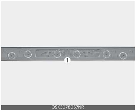 KIA Soul SK3-3 Phase 2 (2023) - Remplacement de l'ampoule du feu stop surelevé (type ampoule) - 2