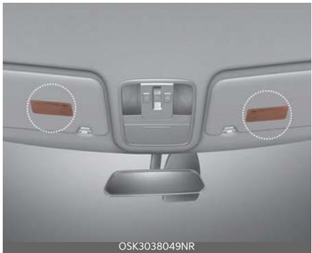 KIA Soul SK3-3 Phase 2 (2023) - Étiquette d'advertissement de coussin gonflable - 1