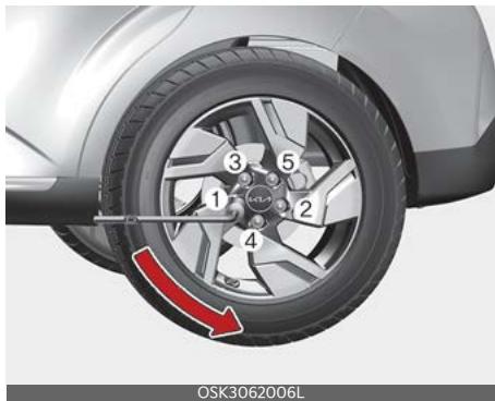 KIA Soul SK3-3 Phase 2 (2023) - Remplacement d'un pneu - 1