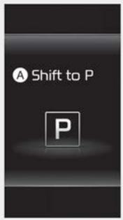 KIA Soul SK3-3 Phase 2 (2023) - Passez à la position P pour modifier les réglages / Engagez le frein de stationnement pour modifier les réglages - 1