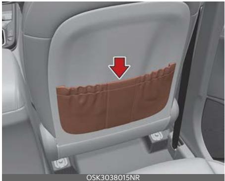 KIA Soul SK3-3 Phase 2 (2023) - Pochette de dossier de siège (selon l'équipement) - 1