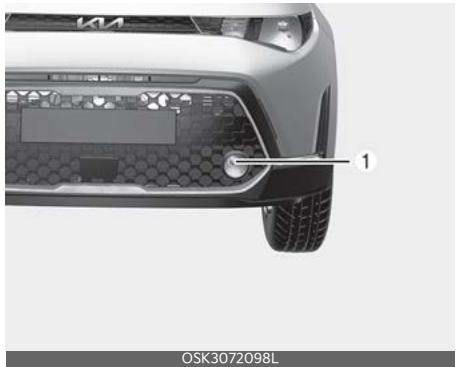 KIA Soul SK3-3 Phase 2 (2023) - Remplacement de l'ampoule du feu de circulation (selon l'équipement) - 1