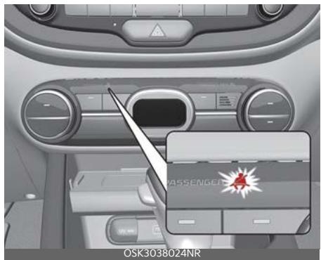 KIA Soul SK3-3 Phase 2 (2023) - Avertissement de ceinture de sécurité de passager avant - 1