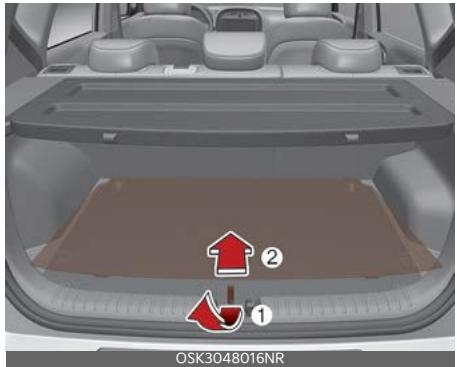 KIA Soul SK3-3 Phase 2 (2023) - Augmenter l'espace de charge-ment (selon l'equipement) - 2