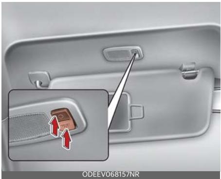 KIA Soul SK3-3 Phase 2 (2023) - Lumière de miroir de courtoisie (selon l'équipement) - 1