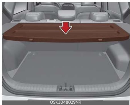 KIA Soul SK3-3 Phase 2 (2023) - Couvercle de la zone de charge-ment (selon l'equipement) - 1