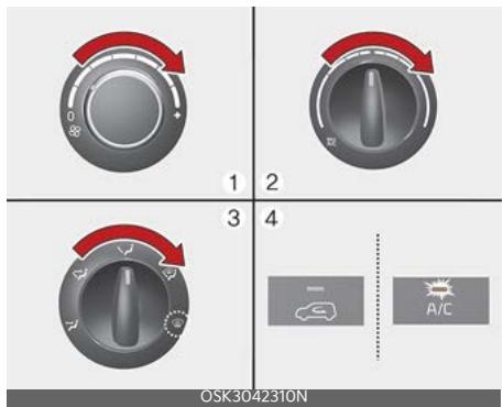 KIA Soul SK3-3 Phase 2 (2023) - Pour dégivrer l'extérieur du pare-brise - 1