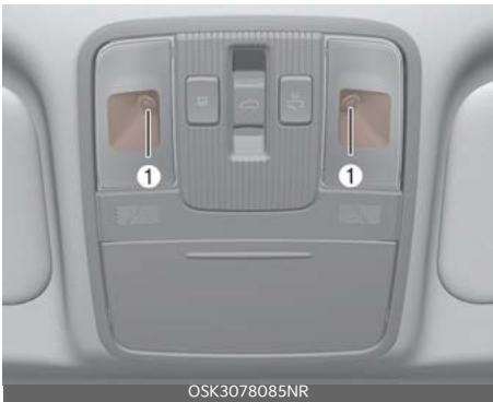 KIA Soul SK3-3 Phase 2 (2023) - Remplacement de l'ampoule de la lampe de lecture (type LED) - 1