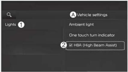 KIA Soul SK3-3 Phase 2 (2023) - Réglage de l'assistance aux yeux de route - 2
