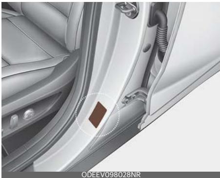 KIA Soul SK3-3 Phase 2 (2023) - Pressions d'inflation recommendees pour les pneus à froid - 1