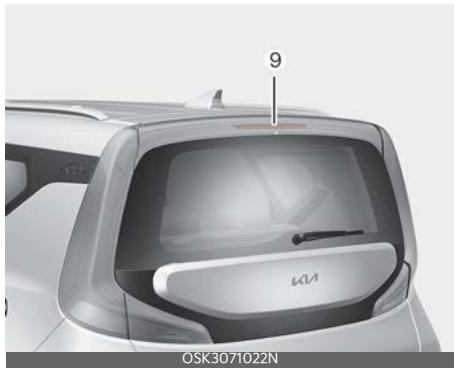 KIA Soul SK3-3 Phase 2 (2023) - Remplacement d'une ampoule de feu d'arrêt surélevé (type DEL) - 1