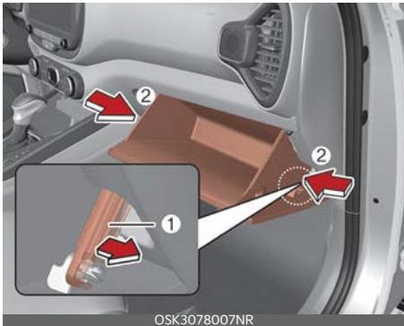 KIA Soul SK3-3 Phase 2 (2023) - Inspection et remplacement du filtré à air du climatiseur - 2