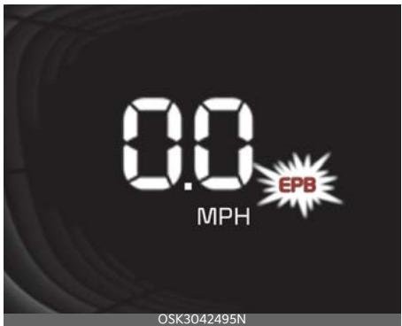 KIA Soul SK3-3 Phase 2 (2023) - Indicateur de dysfonctionnement de I'EPB - 1