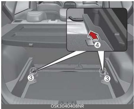 KIA Soul SK3-3 Phase 2 (2023) - Augmenter l'espace de charge-ment (selon l'equipement) - 3