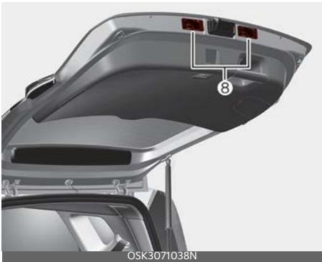 KIA Soul SK3-3 Phase 2 (2023) - Position d'ampoule de feu (arrière) - 3