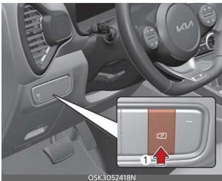 KIA Soul SK3-3 Phase 2 (2023) - Bouton Stationnement/Visualisation (selon l'equipement) - 1