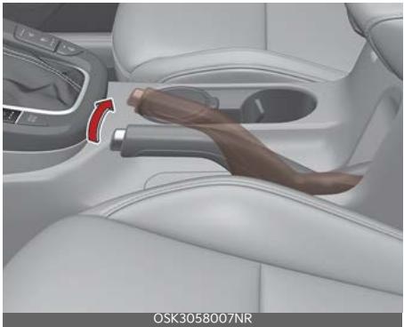 KIA Soul SK3-3 Phase 2 (2023) - Vérification du frein de stationnement - 1