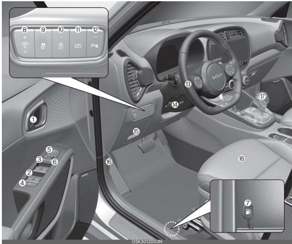 KIA Soul SK3-3 Phase 2 (2023) - Aperçu de l'intérieur - 1