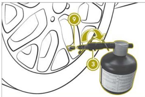 SMART Fortwo 3 (2014-2019) - Injection du produit d'étanchement - 2
