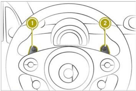 SMART Fortwo 3 (2014-2019) - Changement de rapport avec les palettes (véhicules équipés du Pack Sport) - 1