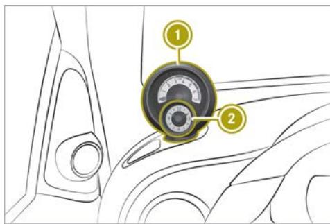 SMART Fortwo 3 (2014-2019) - Contrôle du compte-tours - 1