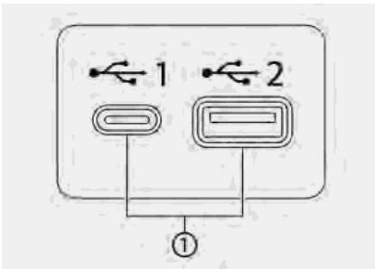INFINITI Q60 (2016-2023) - PORTS DE ConnEXION USB (si le vehicule en est équipé) - 1