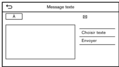 INFINITI Q60 (2016-2023) - Envoi d'un message texte - 1