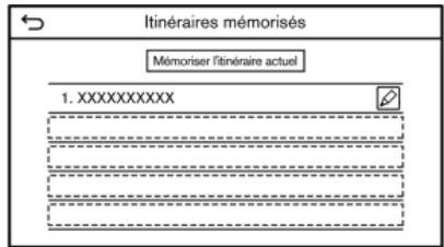 INFINITI Q60 (2016-2023) - PARAMÉTRAGE À PARTIR DES ITINÉRAIRES MÉORISES - 1