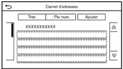 INFINITI Q60 (2016-2023) - Enregistrement d'un emplacement par recherche - 1