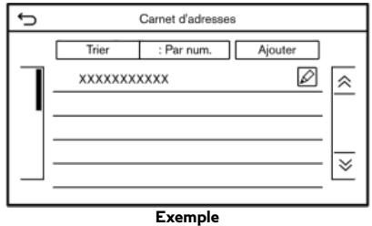 INFINITI Q60 (2016-2023) - RECHERCHE À PARTIR DU CARNET D'ADRESSES - 1