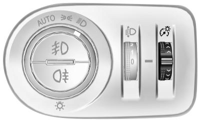 OPEL Corsa F (2023) - Commande d'éclairage du tableau de bord - 1