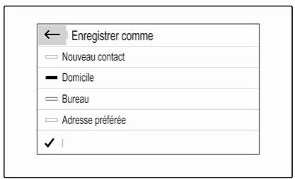 OPEL Corsa F (2023) - Enregistrement de vos adresses favorites - 1