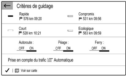 OPEL Corsa F (2023) - Réglages de guidage routier - 1