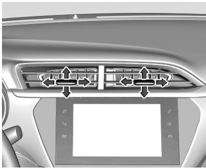 OPEL Corsa F (2023) - Bouches d'airation réglables - 1