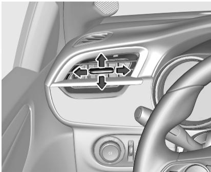 OPEL Corsa F (2023) - Bouches extérieures d'aération du tableau de bord - 1