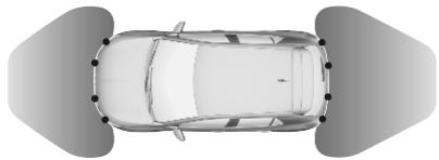 OPEL Corsa F (2023) - Huit capteurs de stationnement à ultrasons - 1