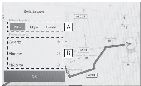 Style de carte Talle de la poice Pette Moyen Grande A5203 Quartz Fluorite B Héliolite OK A501 Léojoa Soree Apartment A201 The Green School Green Carney