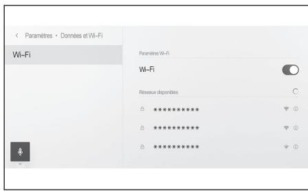 Paramètres • Données et Wi-Fi Wi-Fi Paramètres Wi-Fi Wi-Fi Réseaux disponibles ****** ****** ****** **********